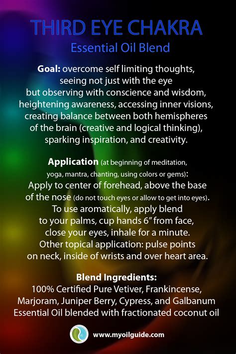 Balancing Third Eye Chakra with Essential Oils | Essential Oils and ...