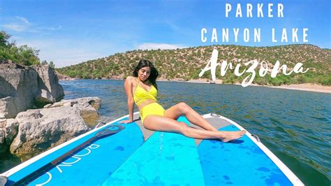 parker canyon lake, arizona | drone footage, SUP, swimming & cliff ...