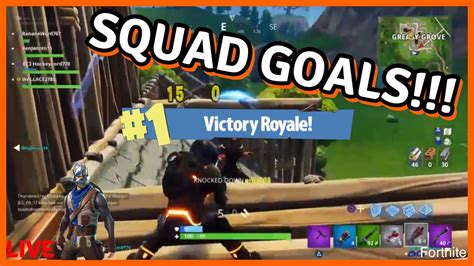 SQUAD GOALS!!! | Fortnite - YouTube