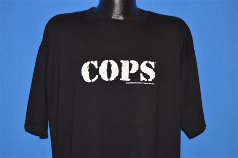 90s COPS TV Show t-shirt Extra Large - The Captains Vintage