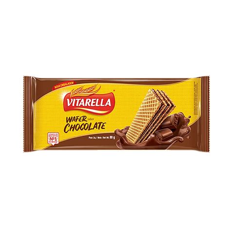 BISCOITO VITARELLA WAF. CHOCOLATE 80g – Supermercado Evangélico – O Supermercado da Família