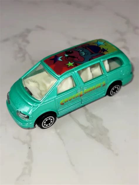 VINTAGE CHUCK E. Cheese Die Cast 1/64 Prize Van Teal Nice Look $9.99 ...