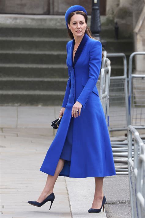 Kate Middleton Wore the Pretty Cobalt-Blue Color Trend | Who What Wear