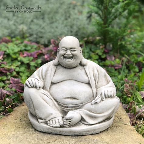 Laughing Buddha Garden Statue - Onefold Ltd