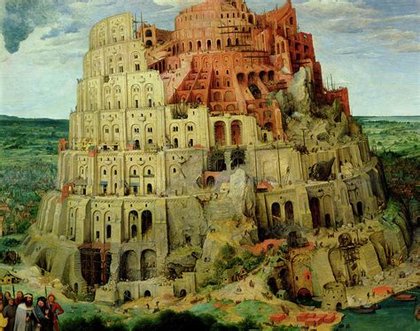 The Tower of Babel Painting by Pieter Bruegel the Elder - Fine Art America