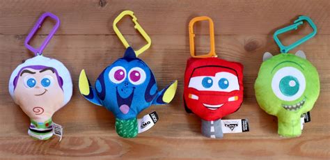 Dan the Pixar Fan: Disney·Pixar Plush Keychain McDonald's Happy Meal Toys—Complete Collection