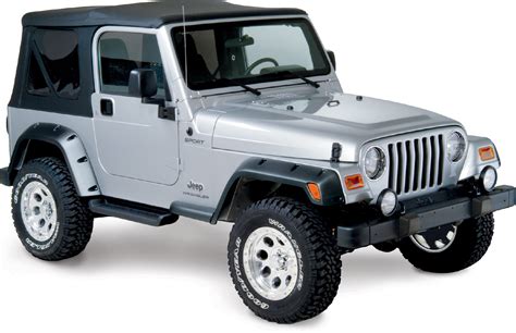 Bushwacker 10917-07 4 3/4" Pocket Style Fender Flares for 97-06 Jeep ...