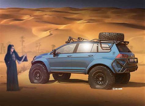 Volkswagen Golf Alltrack Becomes Sand Dune Smasher In This Rendering