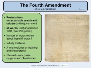 Fourth Amendment cases things to know - John Bandler