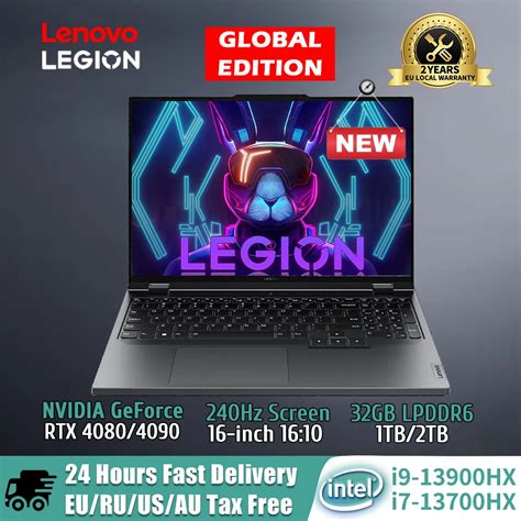 New Lenovo Legion Y9000P Gaming Laptop 13th Intel i9-13900HX/i7-13700HX ...