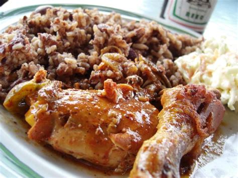 Authentic Belizean Stew Chicken with Rice and Beans Recipe