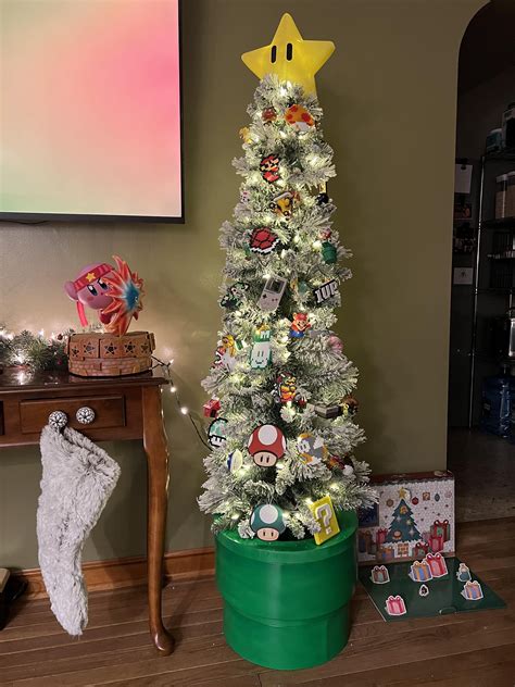 Our Mario Christmas Tree (plus a few guests)! 🎄 : r/Mario