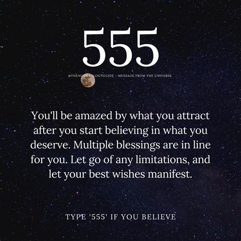 Angel Number 555 | Abundance affirmations, Law of attraction ...