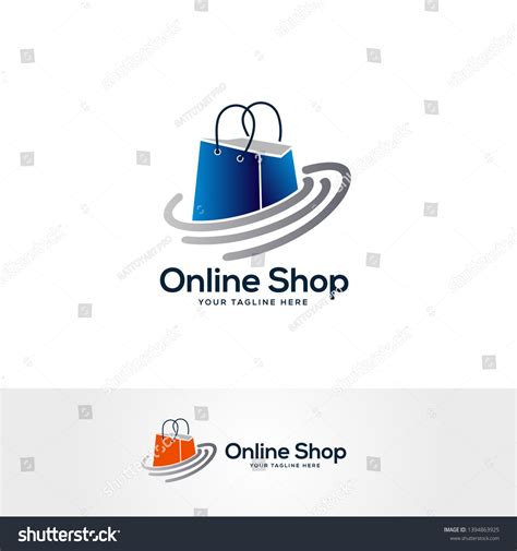 Shop Market Logo Design Vector Shopping Stock Vector (Royalty Free ...