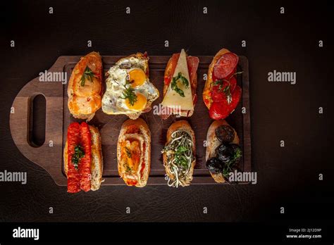 Platter of tapas Stock Photo - Alamy