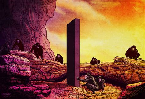 Hal Hefner - THE MONOLITH AND THE APE MEN 2001 A Space Odyssey