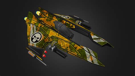 SciFi - Winged Fighter - Space Pirate Ship - 3D model by ArvisMag ...