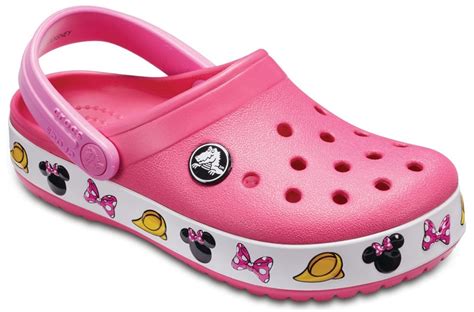 Sandália Crocs Crocband Minnie Clog Kids Rosa - Compre Agora | Dafiti Brasil