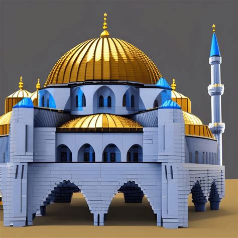 Hagia Sophia Turkey in Lego Block - Karya Langit - Digital Art & AI, Buildings & Architecture ...