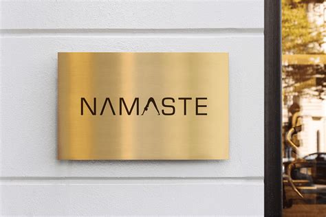 Logo design | Namaste Yoga Studio on Behance