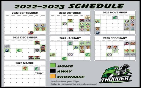 Thunder’s 2022-2023 Regular Season Scheduled released | Drayton Valley Thunder