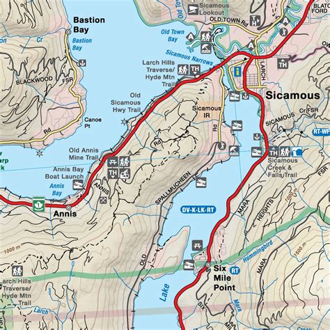 Okanagan North (Vernon, Salmon Arm, Revelstoke) Recreation Map by Backroad Mapbooks | Avenza Maps