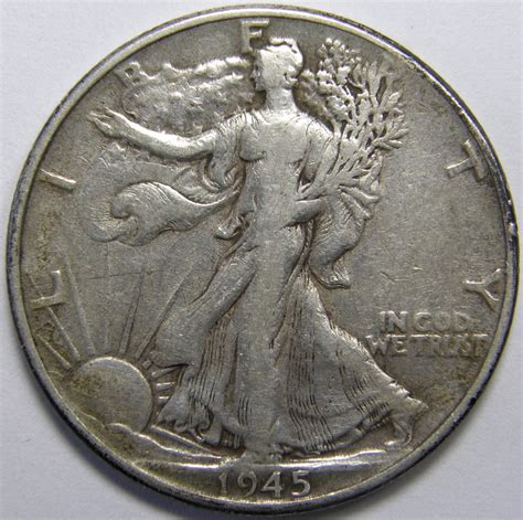 1945 P Walking Liberty Half Dollar #3 - for sale, buy now online - Item #141852