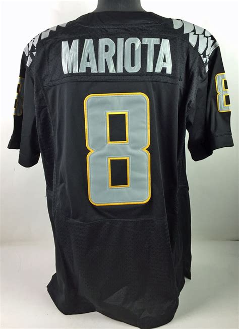 Lot Detail - Marcus Mariota Signed Oregon Ducks Nike Game Style Jersey ...