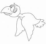 Cartoon Raven Coloring Page  Free Printable Pages For Kids sketch template