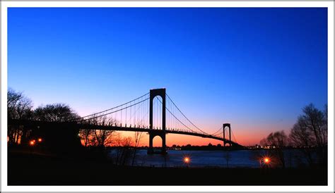 Sunset at Whitestone Bridge | The view from Whitestone Park,… | Flickr