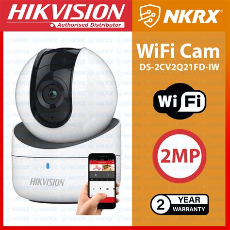 Hikvision DS-2CV2Q21FD-IW Q1 2MP WiFi IP Camera | Pan Tilt Zoom | 2-Way Audio Fixed PT Network ...