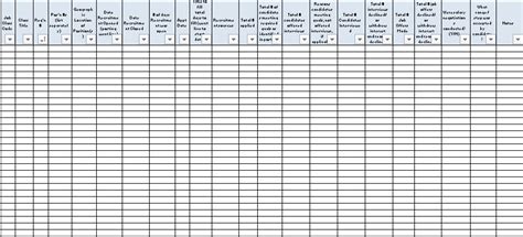 Simple Recruitment Tracker Excel Template Download - Excel TMP