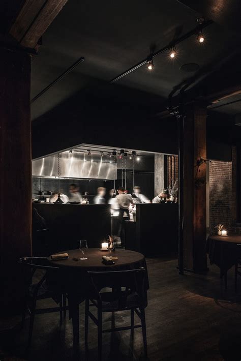 BYBLACK NYC | Dark restaurant, Restaurant concept, Rustic restaurant