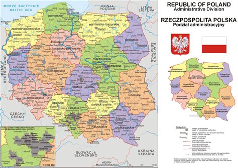 Large detailed political and administrative map of Poland with cities ...