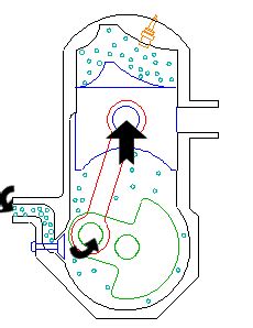 Animated Engines - Two stroke