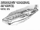 CVN 74 Aircraft Carrier Ship US Navy Coloring Pages  Sky sketch template