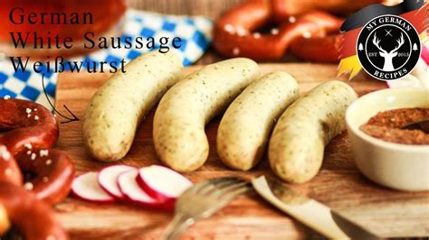 Weisswurst - German White Sausage MyGerman.Recipes | White sausage, Homemade sausage recipes ...