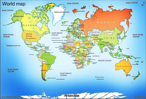 How to find printable world maps for free of cost? - Getinfolist.com