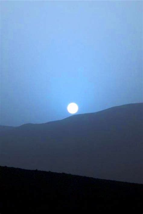 Sunset on Mars taken by Curiosity Rover nel 2021