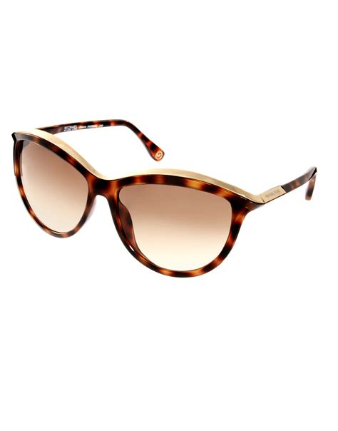 Lyst - Michael Kors Tortoise Shell Cat Eye Sunglasses in Brown