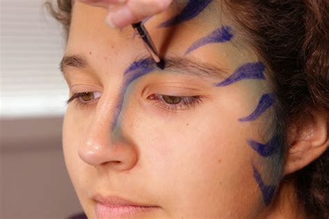 Avatar Face Paint Tutorial for Father’s Day at Disney World ...