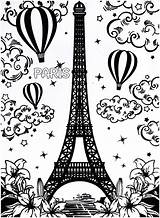 Coloring Pages Of Paris sketch template
