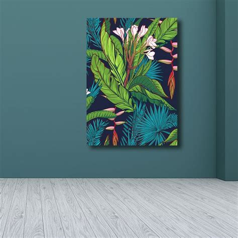 Magnolia, Tropical Artwork Canvases, Plant Painting, Flower Painting, Art Tropical, Canvas Size ...