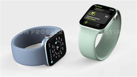 Apple Watch Series 7 Render Leak Shows off Flat Edges, New Green Color | Beebom