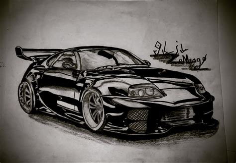 Toyota supra drawing pencil & sharpie Toyota Supra, Sharpie, Pencil Drawings, Sports Car, Tattoo ...