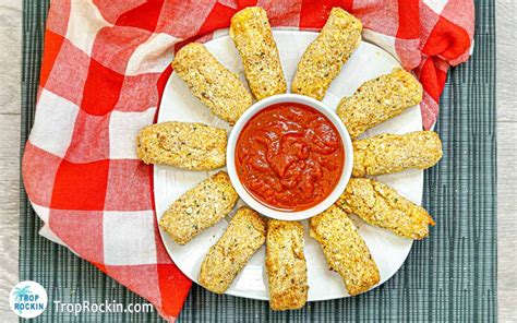 Air Fryer Cheese Sticks (Homemade Easy!) | Trop Rockin