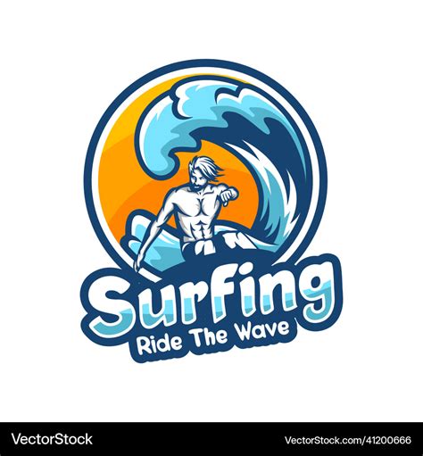 Surfing Royalty Free Vector Image - VectorStock