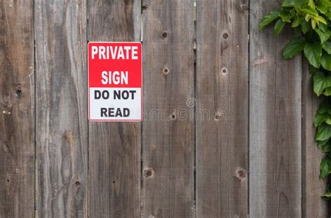 Funny sign, private sign stock image. Image of private - 226385003