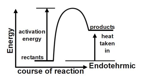 An endothermic reaction with high activation energy for the forward ...