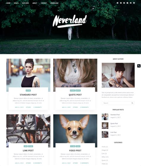 18+ Best Personal Blog WordPress Themes and Templates 2023 | Design Trends - Premium PSD, Vector ...